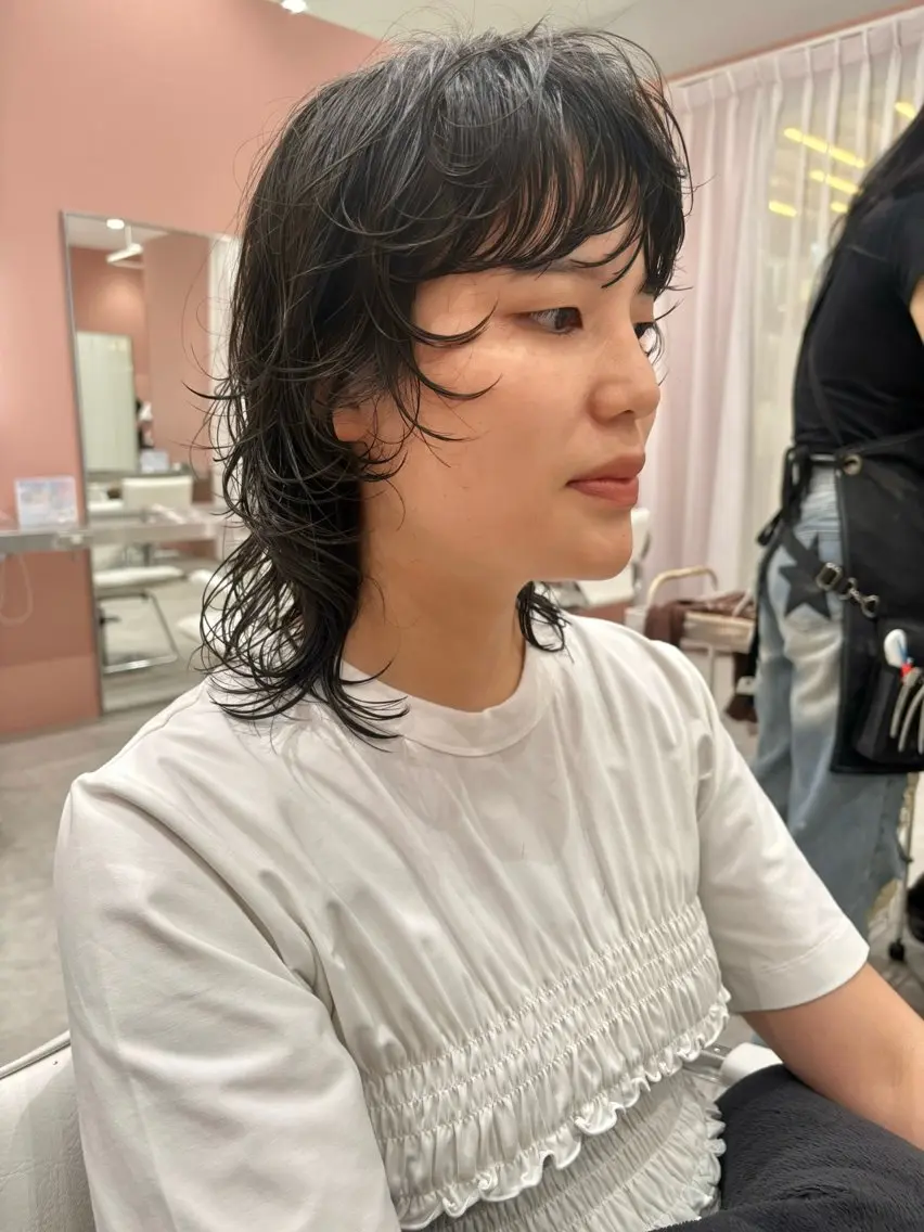 ミディアム パーマ カット パーマ ヘアセット 🌿ショート🌿 パーマ🌿淳平のヘアスタイル