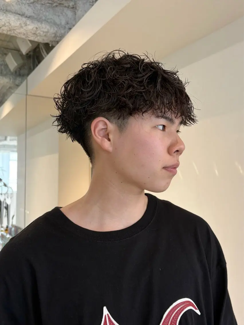 メンズ カット パーマ ANY/メンズ特化/ シバヤ ユウキのヘアスタイル
