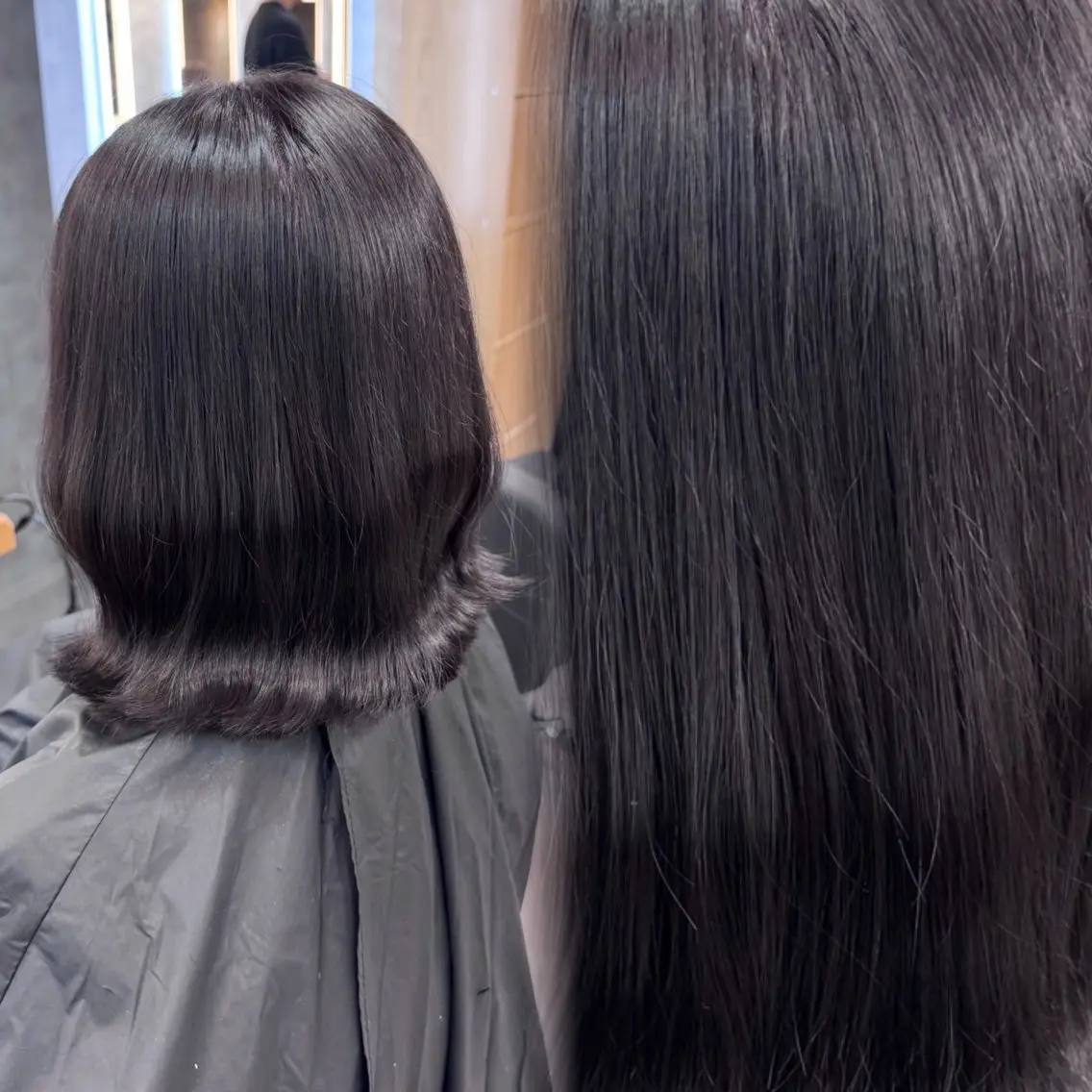 カラー グレージュ ラベンダーカラー ラベンダーグレージュ ラベンダーグレー 札幌韓国風艶カラー 🎀𝐒𝐀𝐇𝐎のヘアスタイル