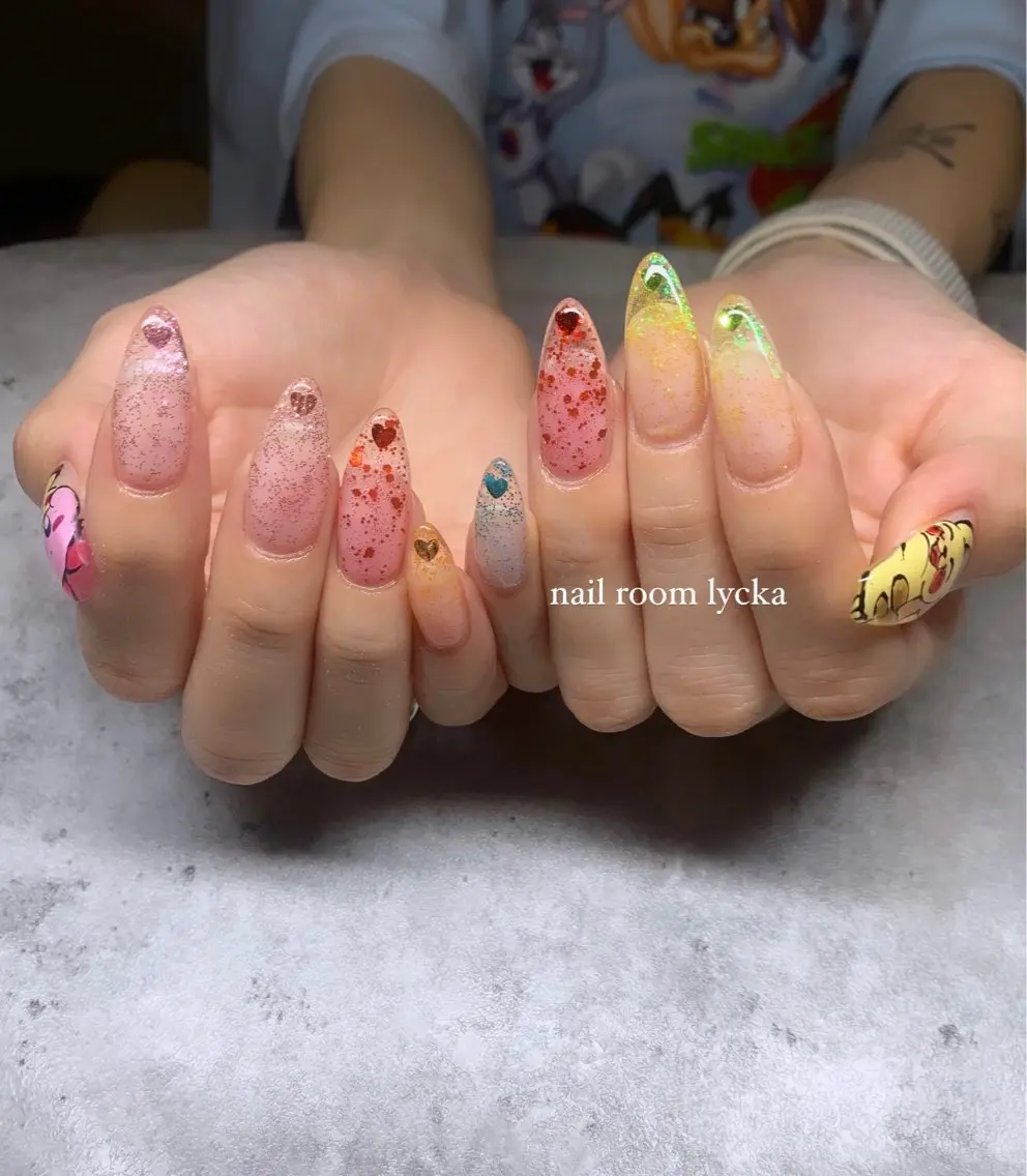 ネイル ﾈｲﾙﾙｰﾑﾘｯｶ 𝐦𝐚𝐲𝐮のネイルデザイン