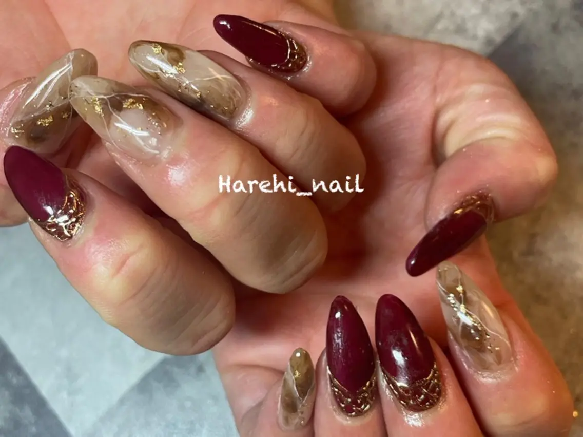 ネイル ハンドネイル Harehi_ nailのネイルデザイン
