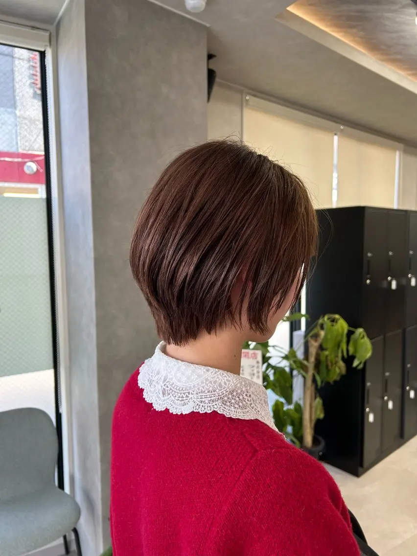 ショート ショートヘア カット ヘアカラー トリートメント 筑紫野美容師 すずのヘアスタイル