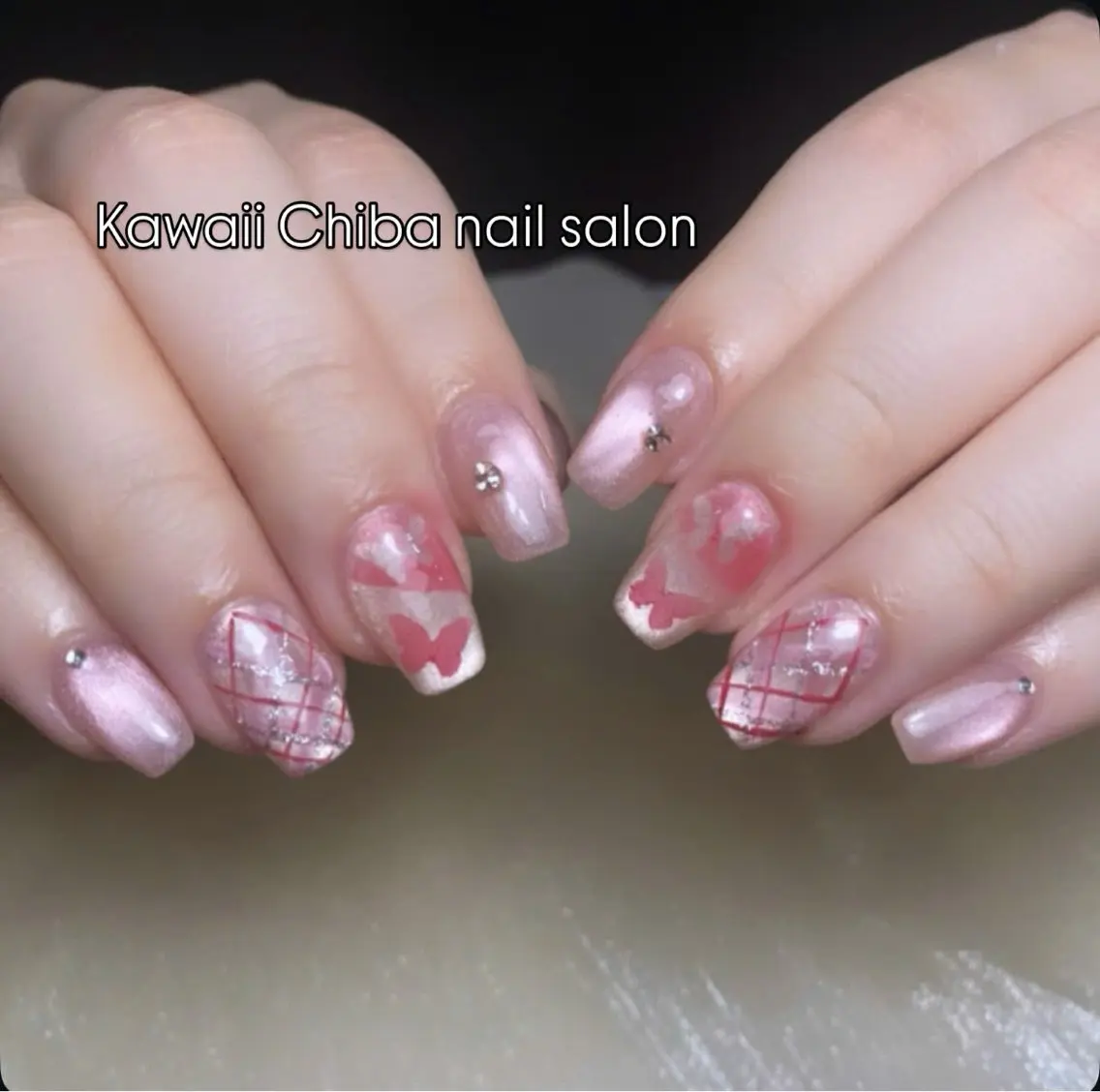 ネイル 韓国ネイル ワンホンネイル Kawaii _Nailのネイルデザイン
