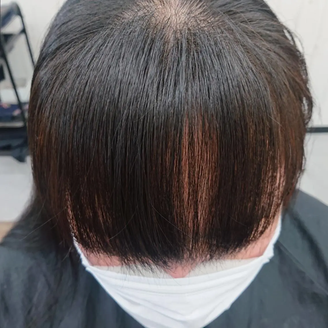 (☂️梅雨対策☂️)前髪縮毛矯正➕全体カット✂️シャンプーブロー込み✨♥の写真