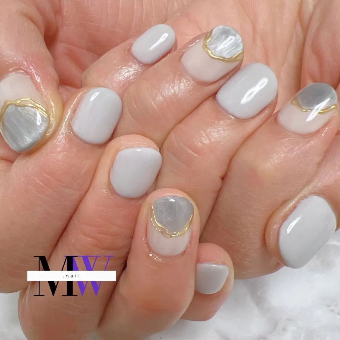 ネイル マグネットネイル ハンドネイル MW .nailのネイルデザイン