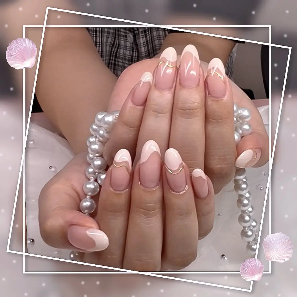 ネイル グラデーション マグネットネイル ピンク ワンホンネイル ハンドネイル Chill Nailsalonのネイルデザイン