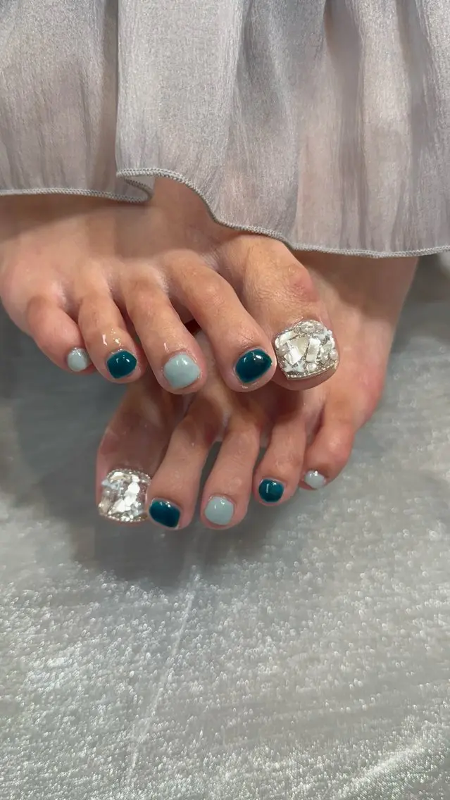 ネイル フットネイル yunon nail wakanaのネイルデザイン
