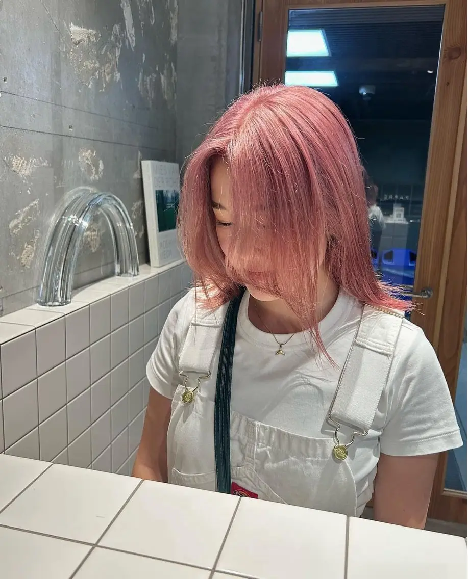ミディアム 似合わせカット カラー/心斎橋/メイのヘアスタイル