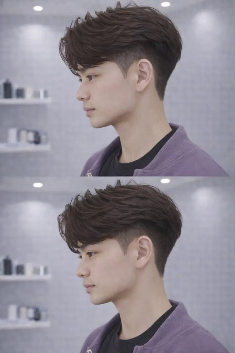 メンズ カット 縮毛矯正 メンズ縮毛矯正指名 No.1KAI🥰のヘアスタイル