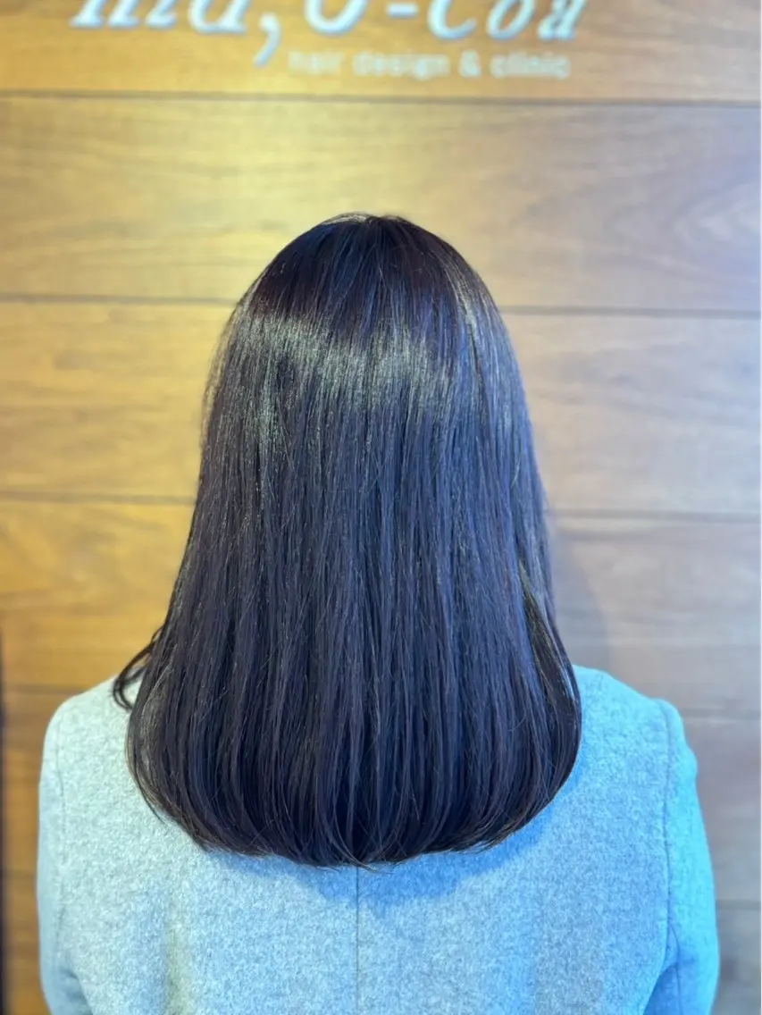 セミロング ボブ カット無料 カット モデル募集中 網谷のヘアスタイル