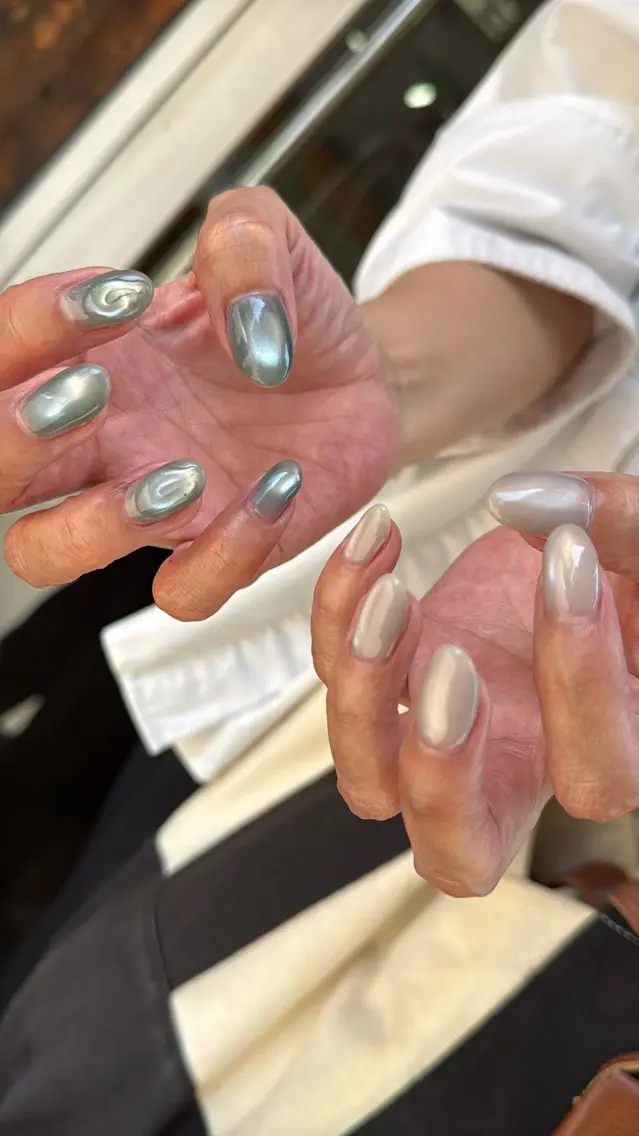ネイル フラッシュネイル フラッシュマグ フットネイル フレンチネイル 韓国ネイル ハンドネイル SAKU nail 作島茜のネイルデザイン