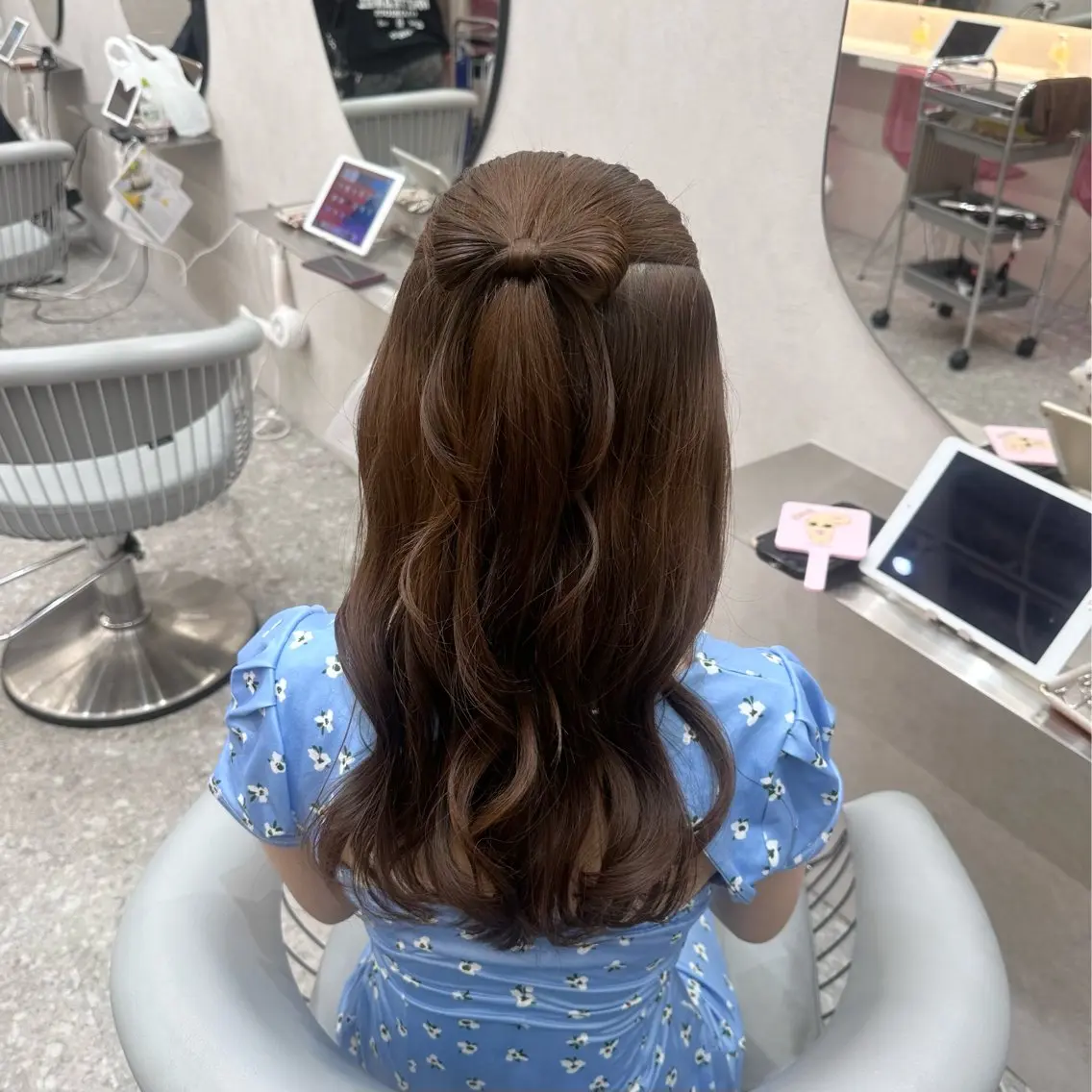 セミロング 新宿/Wカラー/エ クステ/hina🎀のヘアスタイル