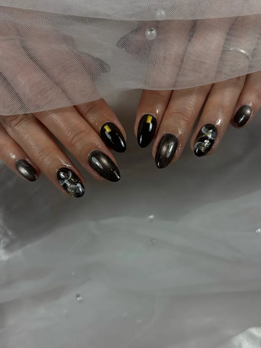 ネイル 長さ出し ハンドネイル R.nail ☆のネイルデザイン