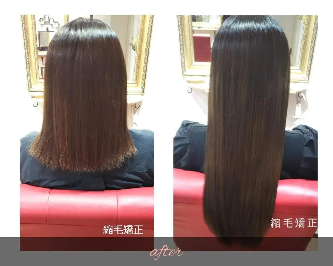 ロング 縮毛矯正 Culumi クルミ 松井照雄/梅田茶屋町のヘアスタイル