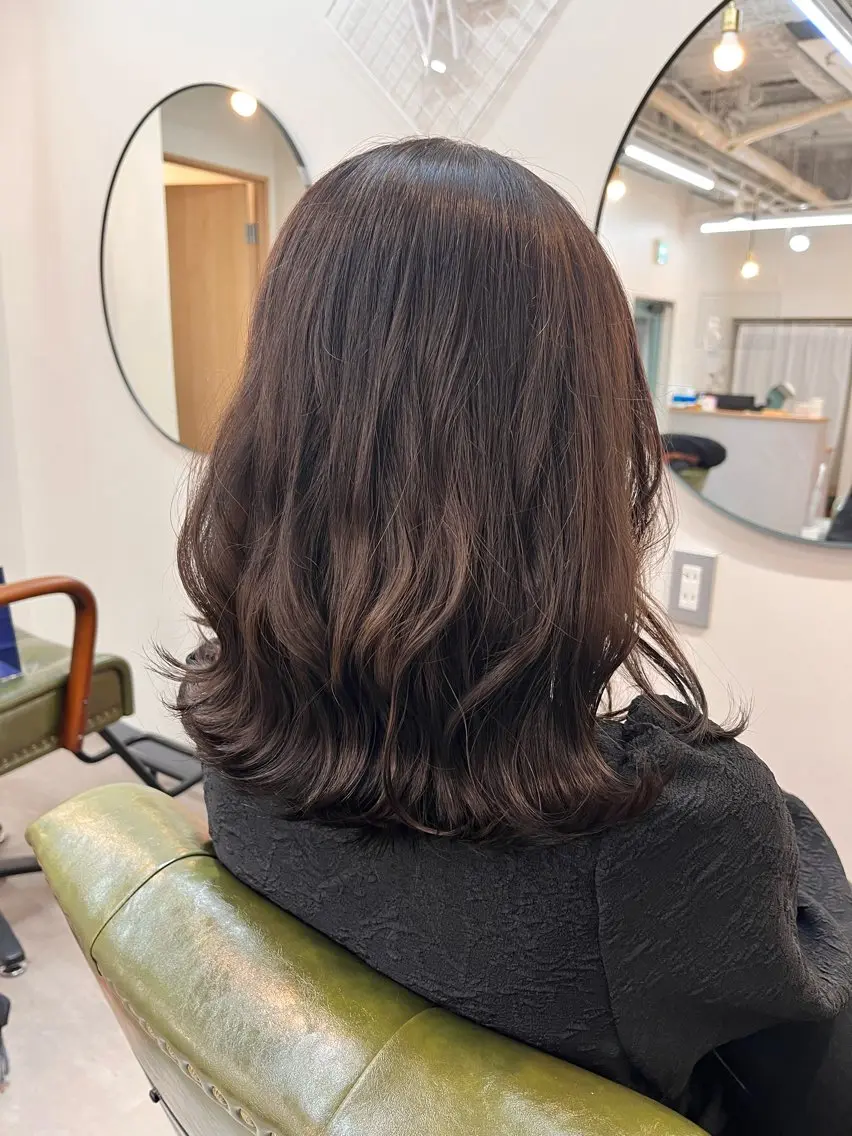 セミロング 🍒Ayana🍒 艶カラー🍒のヘアスタイル