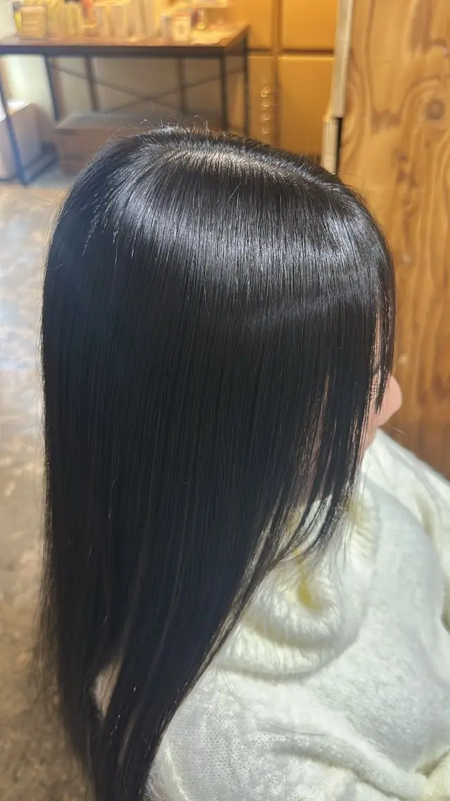 ロング 吉田 和/縮毛矯正/ ダブルカラーのヘアスタイル