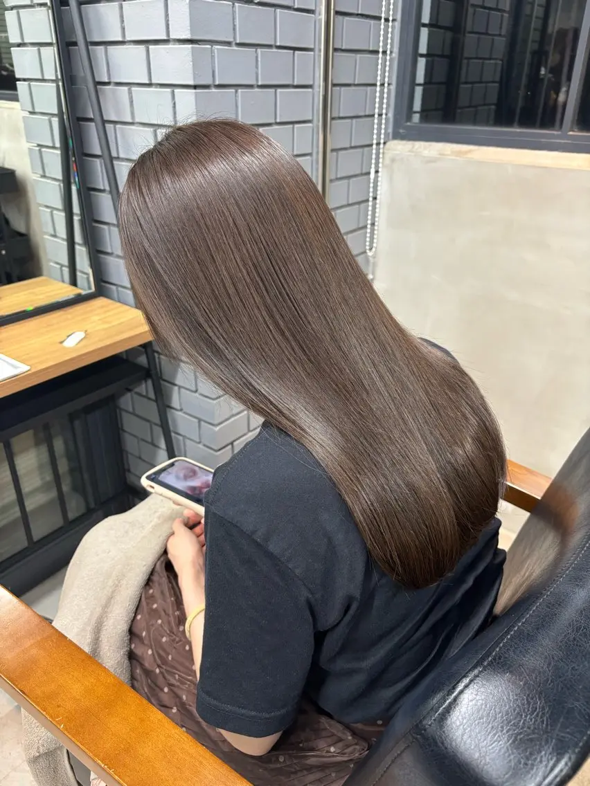 カット+カラー+トリートメント🩵の写真