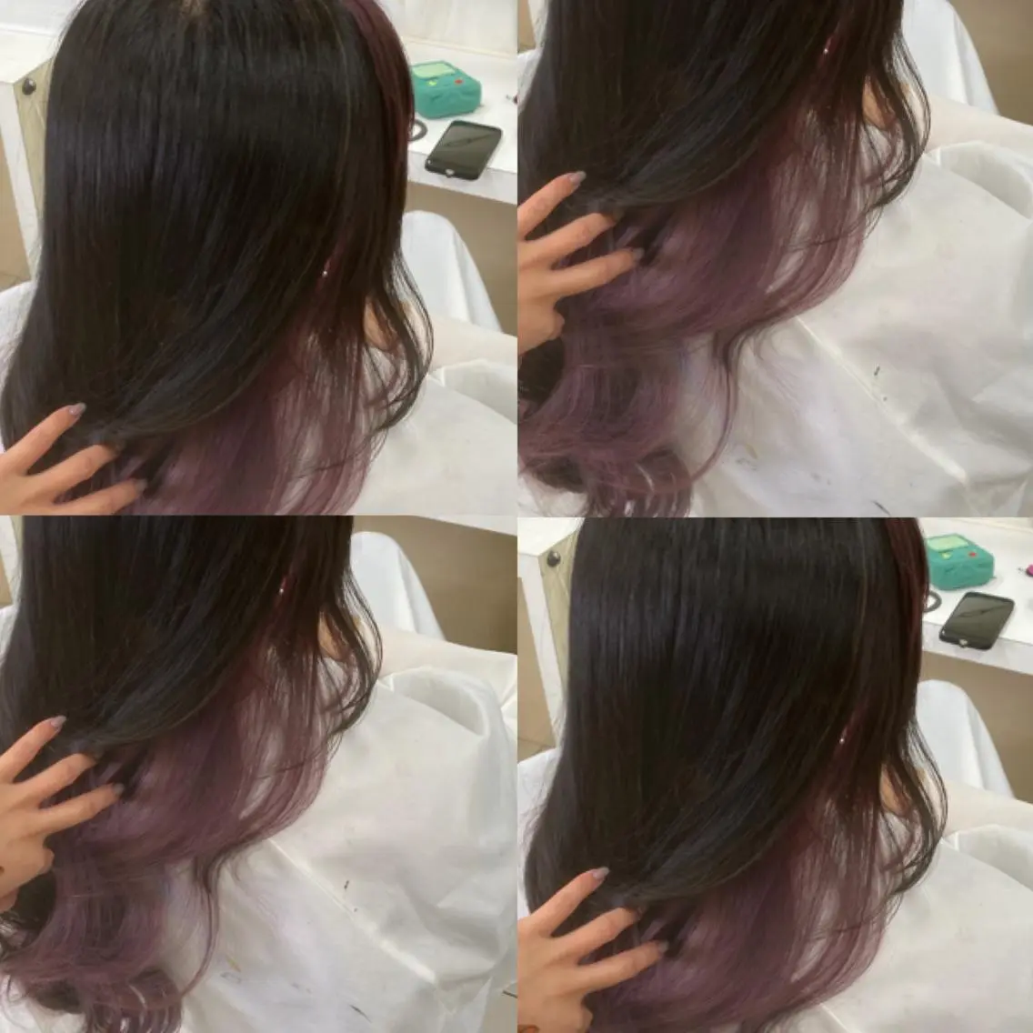 ロング カラー ヘアカラー トリートメント シールエクステ特化 ハイトーン、NANAのヘアスタイル