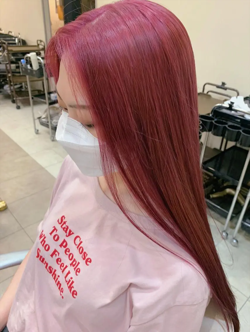 ダブルカラー+高級Aujua4ステップトリートメント🌈🌿の写真