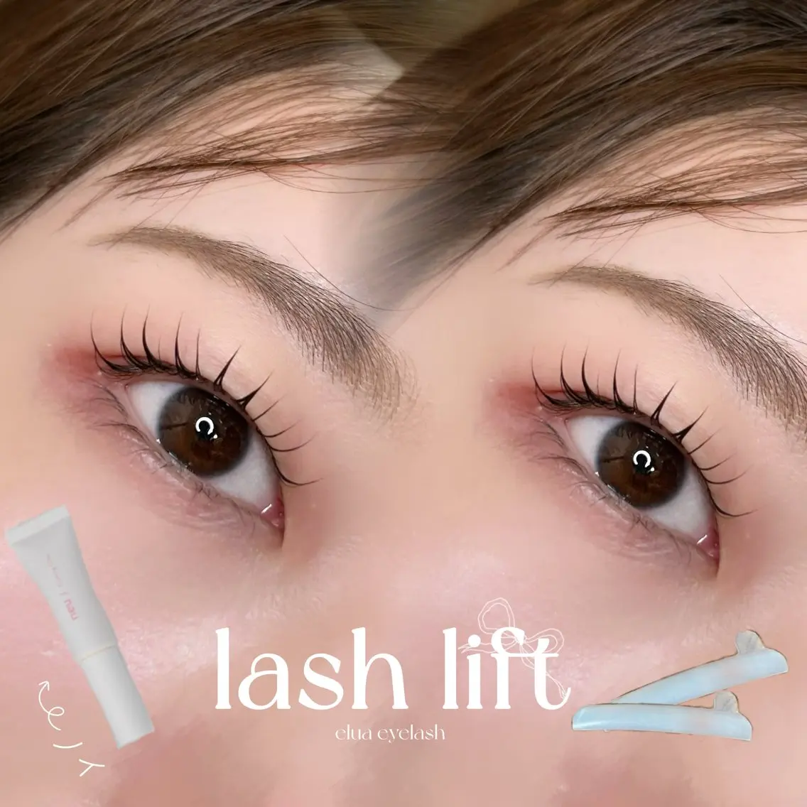 マツエク・マツパ 一重×まつ毛パーマ マツパ elua eyelashの眉毛・アイブロウイメージ