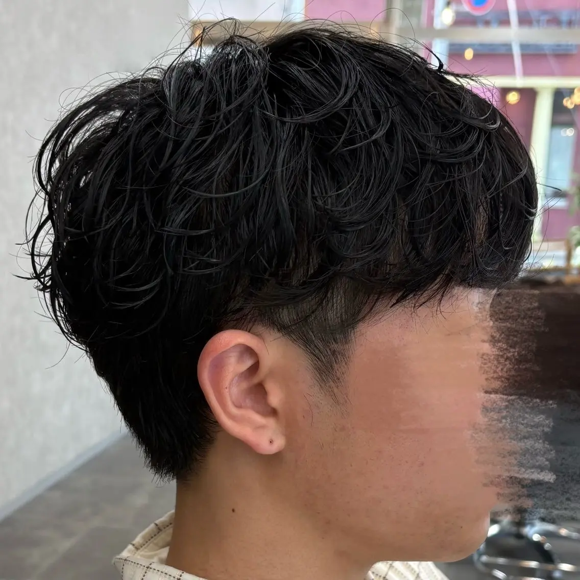 ショート パーマ メンズ メンズパーマ カット パーマ いちか🤍 COQU千葉のヘアスタイル