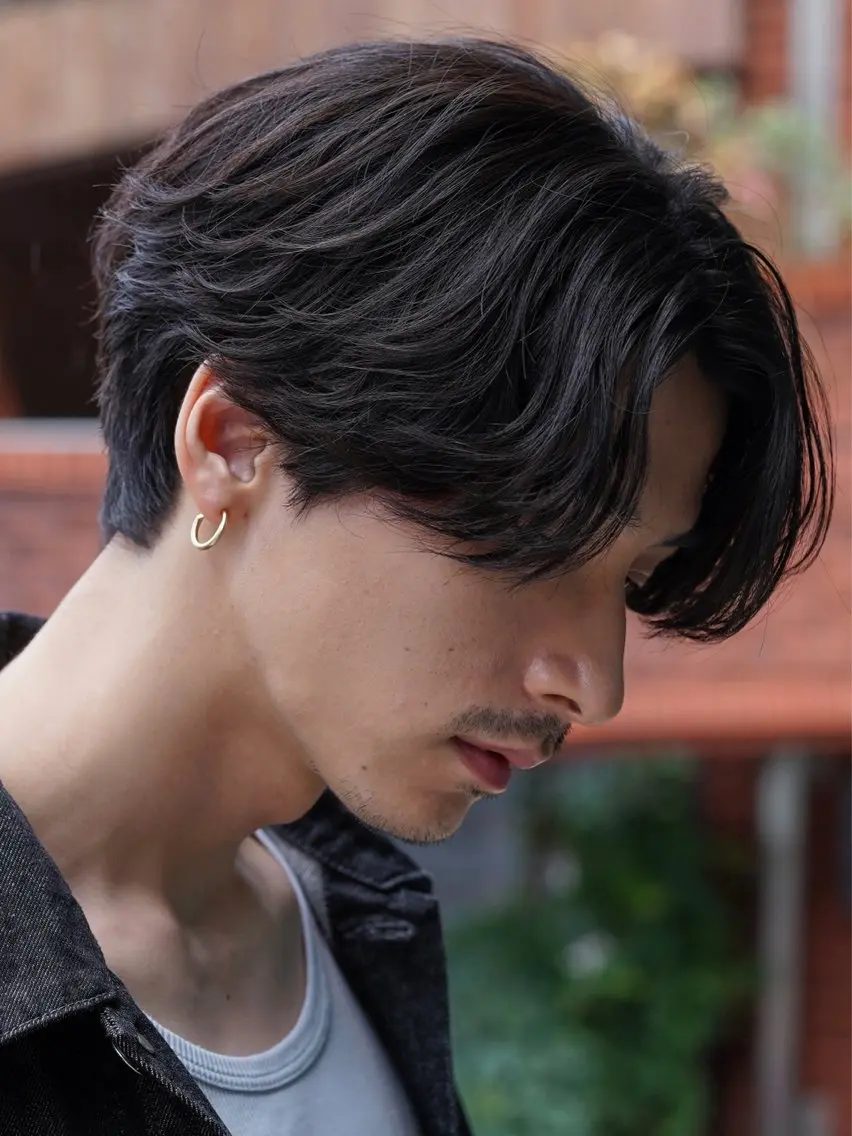 パーマ メンズ カット パーマ 髙村 心のヘアスタイル