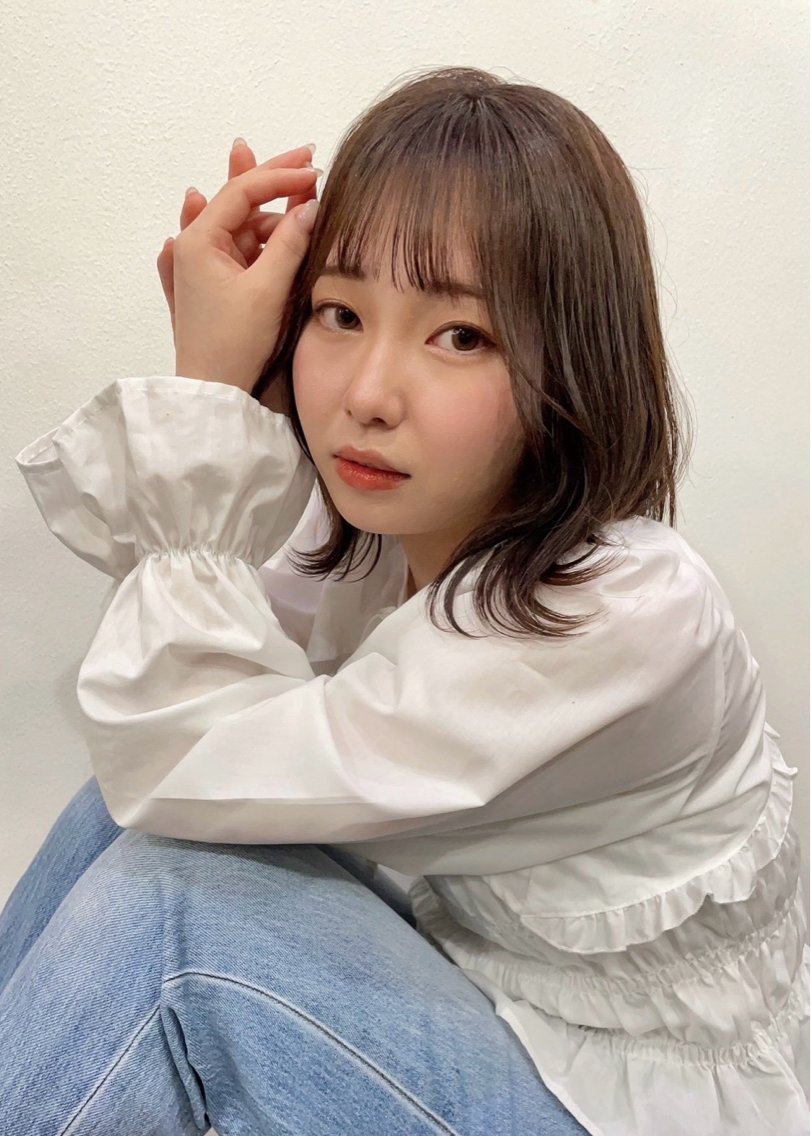 ミディアム カラー 平田 一成のヘアスタイル