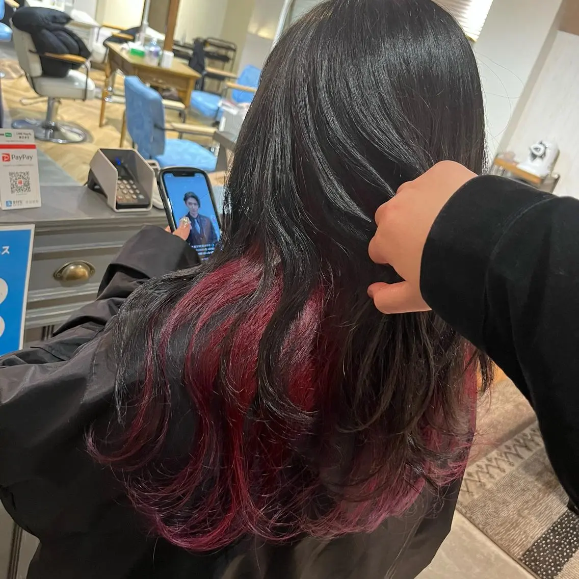 ロング カラー ブリーチ 🫟メンズスタイル 特化型マナ🫟のヘアスタイル