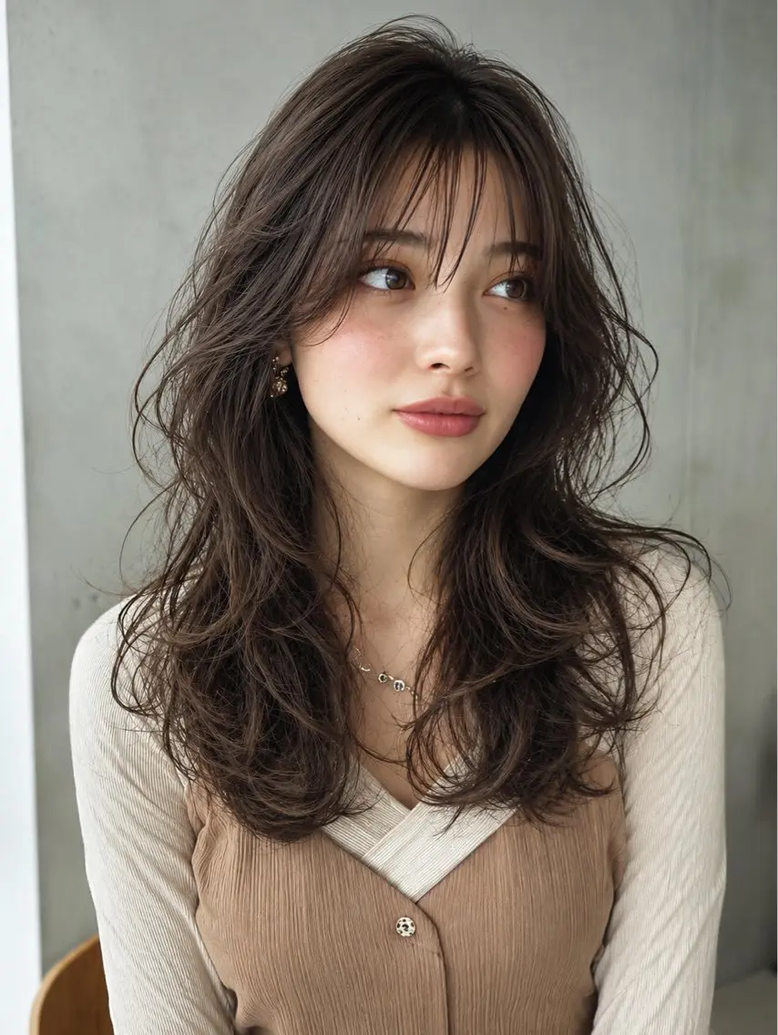 パーマ パーマ カラーモデル募集/ 森本明花のヘアスタイル