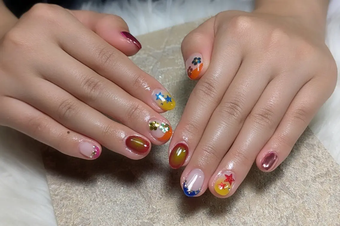 ネイル 持ち込み ハンドネイル m&pPrivate nailsalonのネイルデザイン