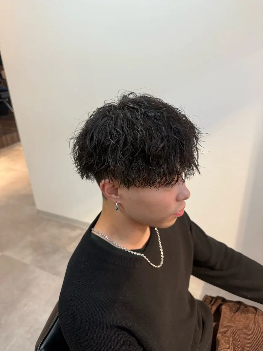 メンズ メンズ韓国風 メンズパーマ カット パーマ 垢抜けへの近道✂️ メンズ縮毛矯正/齊藤のヘアスタイル