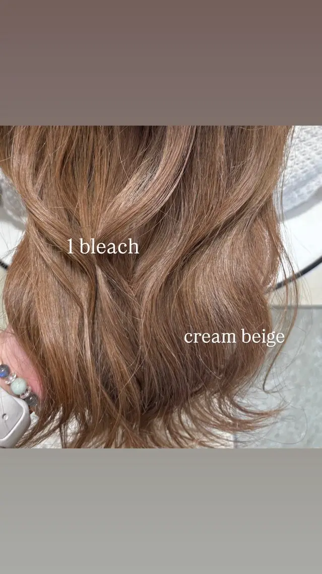 カラー 淡色┊︎ナチュラル 🧁奈那美🧁*.゜のヘアスタイル