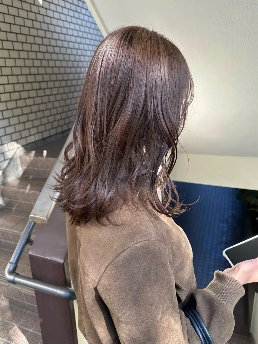 ミディアム NAGISA 🎀透明感カラー🎀のヘアスタイル