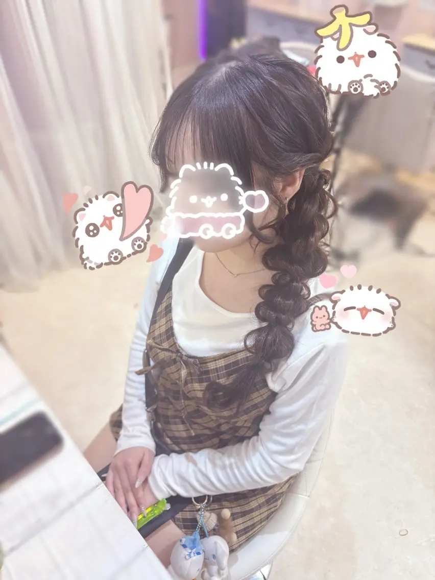 ロング ヘアアレンジ pupe まいのヘアスタイル