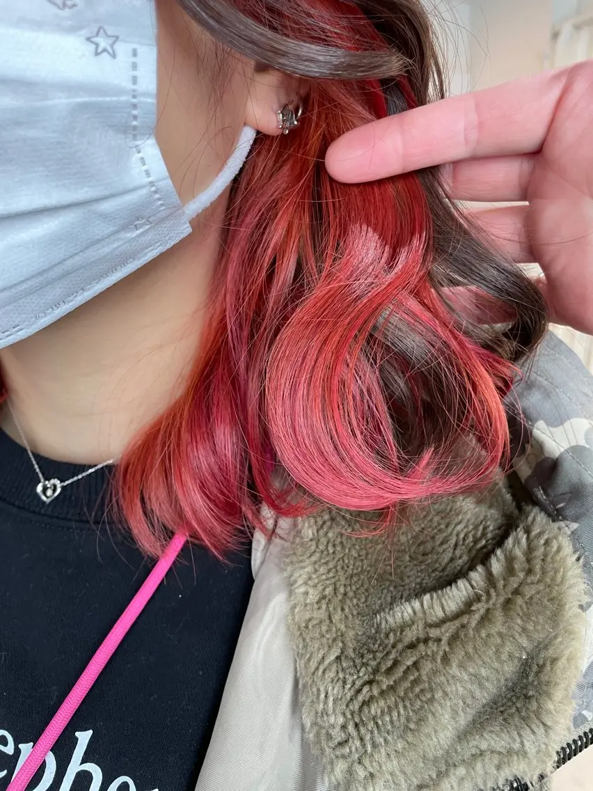 ミディアム カラー ヘアアレンジ カット ヘアカラー トリートメント 髪質改善/縮毛矯正 RYOのヘアスタイル