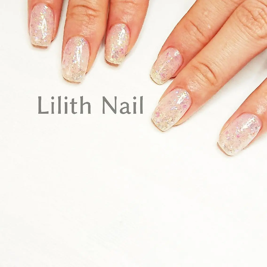 ネイル ラメ(グリッター) ハンドネイル Lilith Nailのネイルデザイン