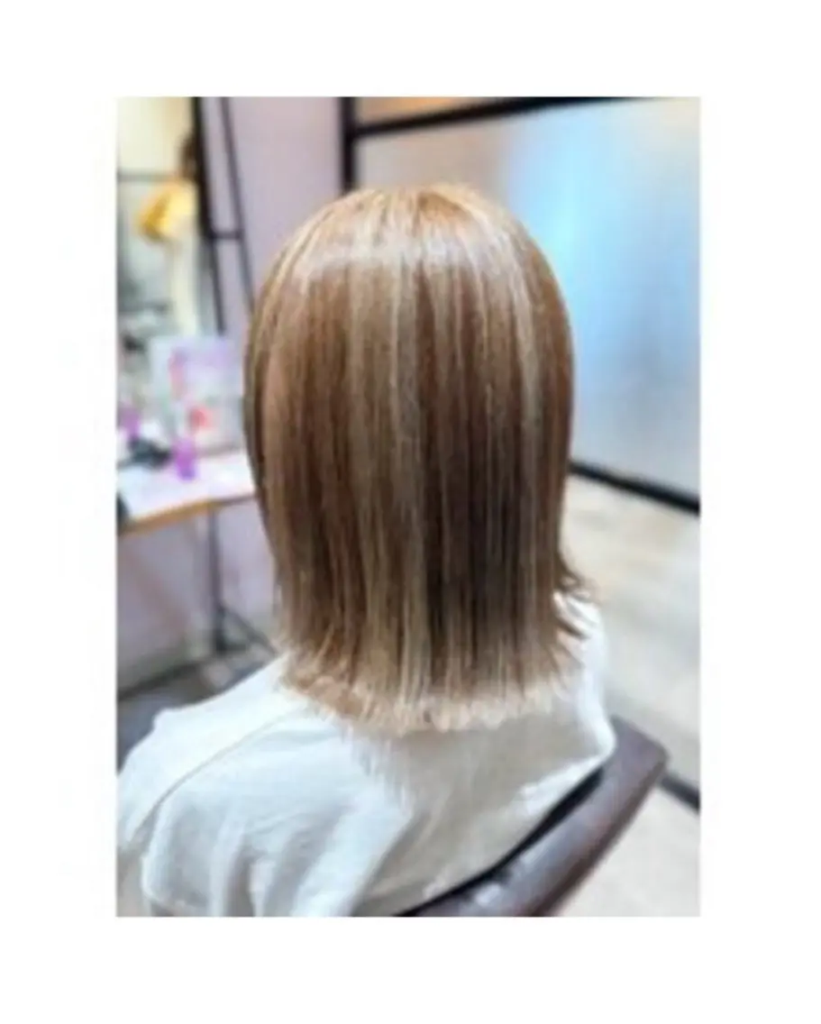 カラー ヘアカラー 梶 瑞希のヘアスタイル