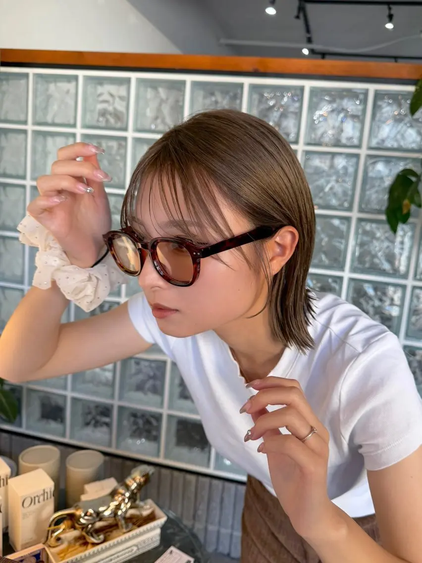 ショート ヘアカラー IWT KEIZOのヘアスタイル