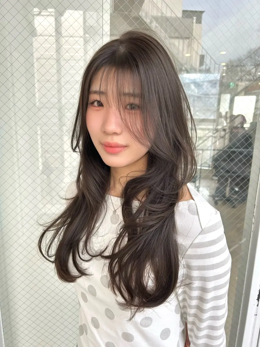 ロング カラー カット ヘアカラー トリートメント 💘大人可愛く💘 Natsuki❥❥❥のヘアスタイル