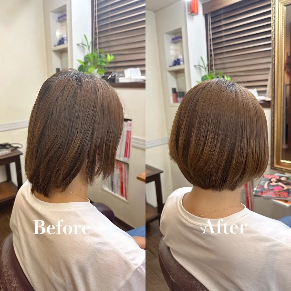 ショート カラー ボブ トリートメント ヘッドスパ 🌱ケミカル美容師 未来を綺麗に🌱優吾のヘアスタイル
