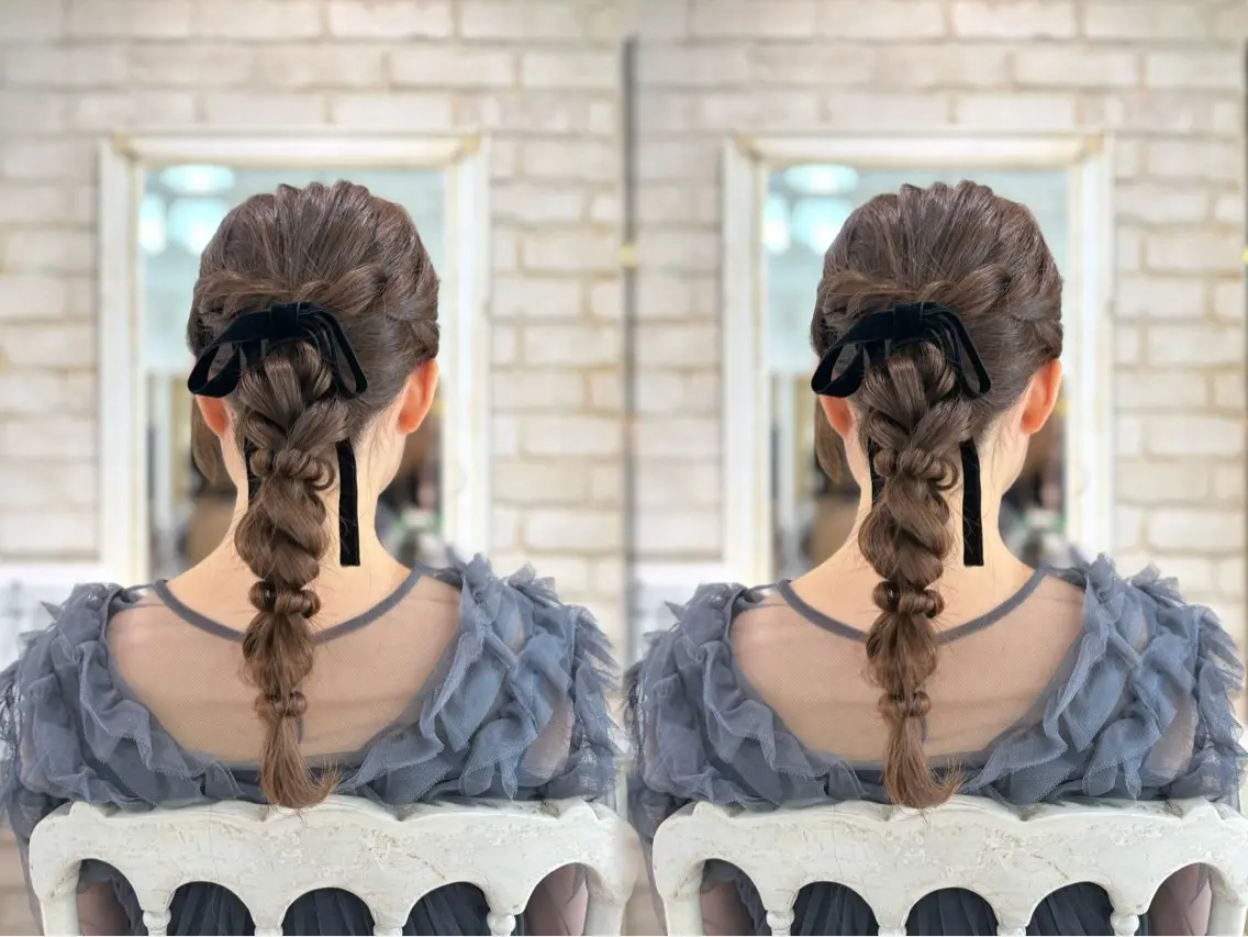 ロング ヘアセット 艶モテカラー miku🏳️‍⚧️のヘアスタイル