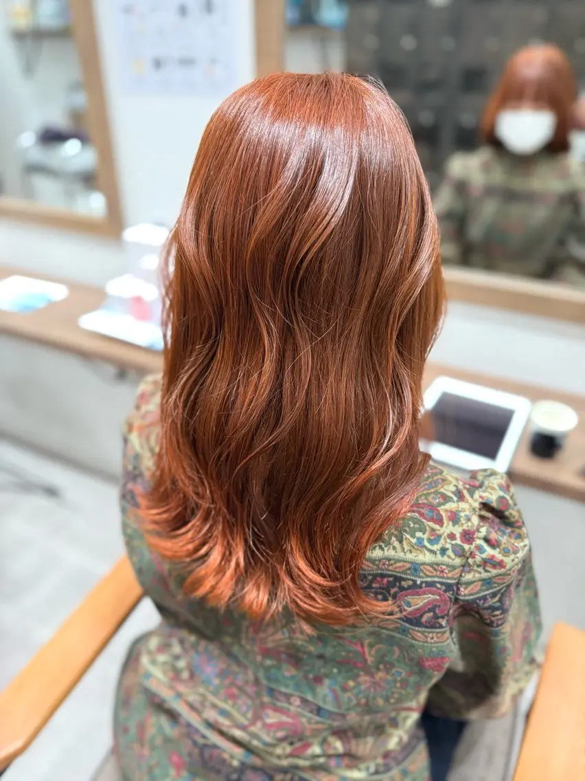 土、日曜日🙆‍♀️✨🌹カット+ブリーチ無しダブルカラー＋2stepトリートメント🌹✨13900円の写真