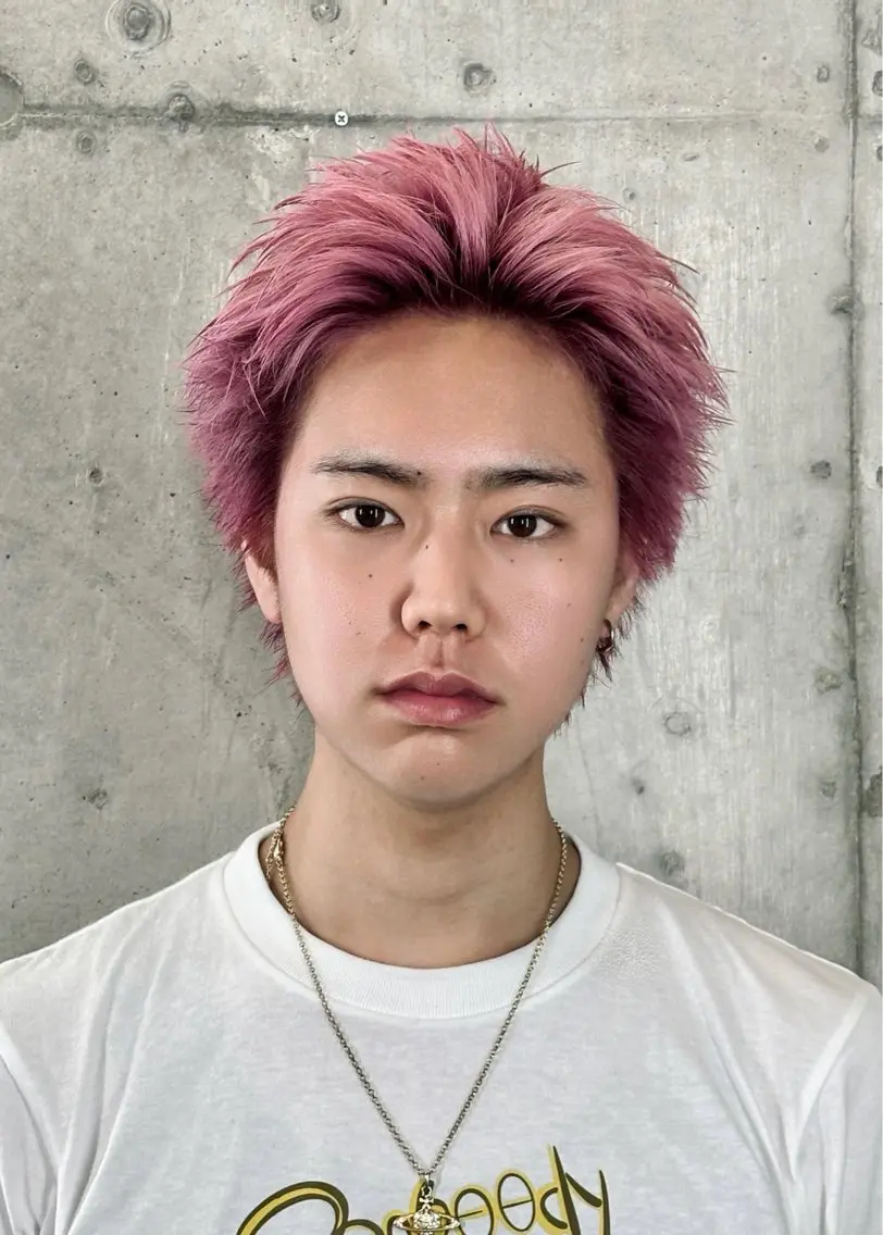 カラー メンズ 中原 祥太のヘアスタイル