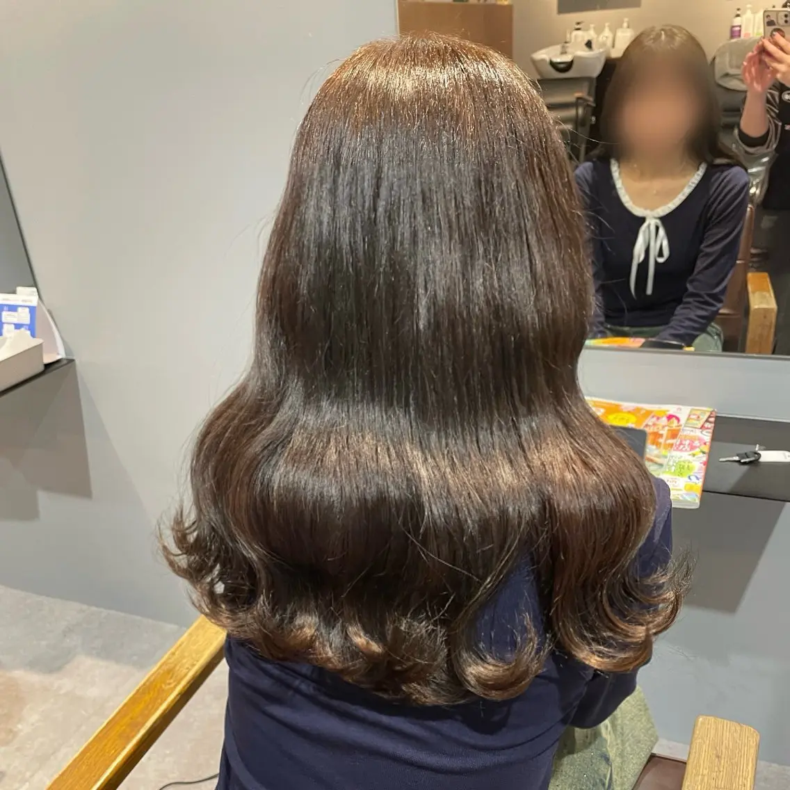 【平日限定】カット +オーガニックカラー+2stepトリートメント🩶の写真