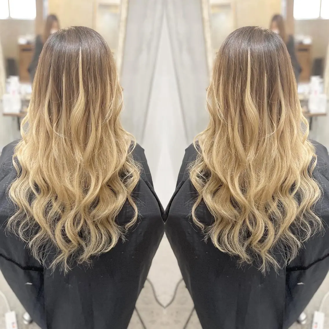 カラー ロング カラー&プルエクステ 大人気！！のヘアスタイル
