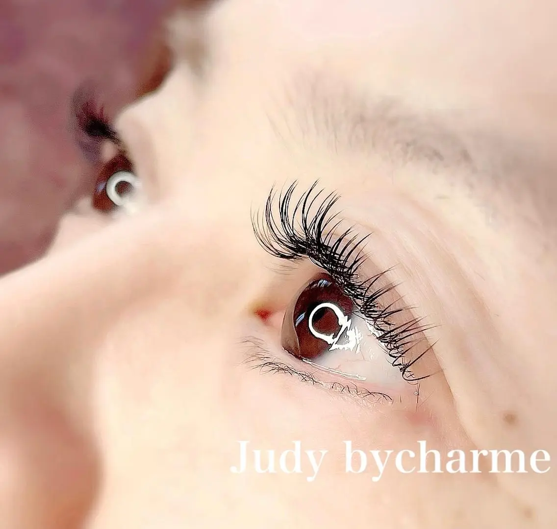 マツエク・マツパ 付け放題 フラットラッシュ パリジェンヌラッシュリフト セーブル マツエク Judy by charmeのマツエク・マツパデザイン