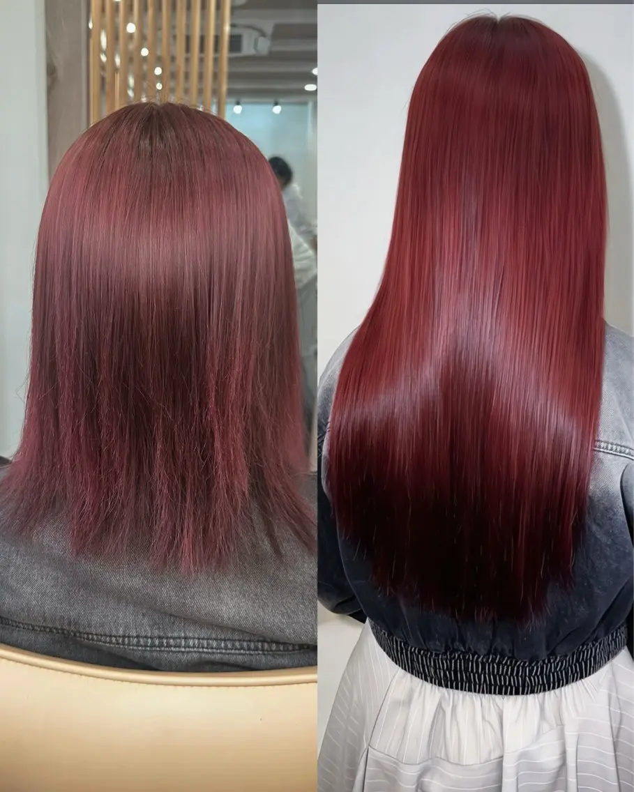 ロング エクステ エクステ エクステ＆カラー専門 羽エクステ　新大久保のヘアスタイル