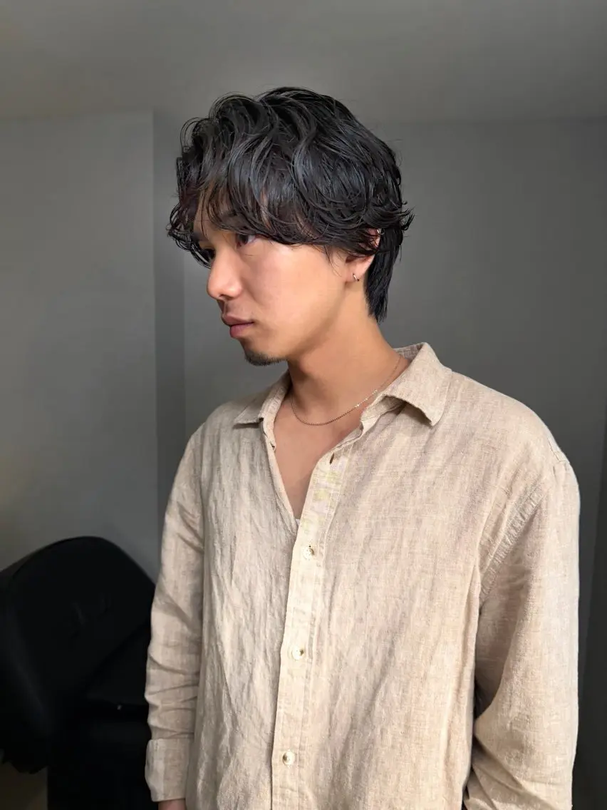 『大人の雰囲気』抜群な🌀ルーズパーマ+骨格矯正カット✂︎    ○社会人の方で強めのパーマが厳しい方にも🙆‍♂️の写真