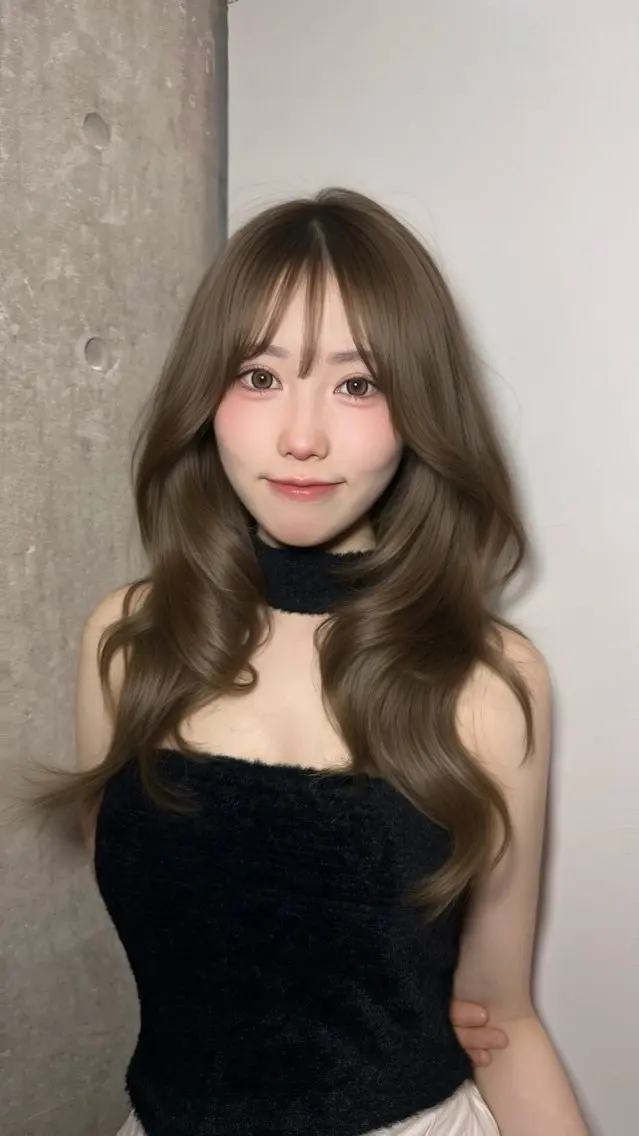 ロング カラー ヘアカラー ヘアセット 上品モテヘア🩶 karen🩶のヘアスタイル