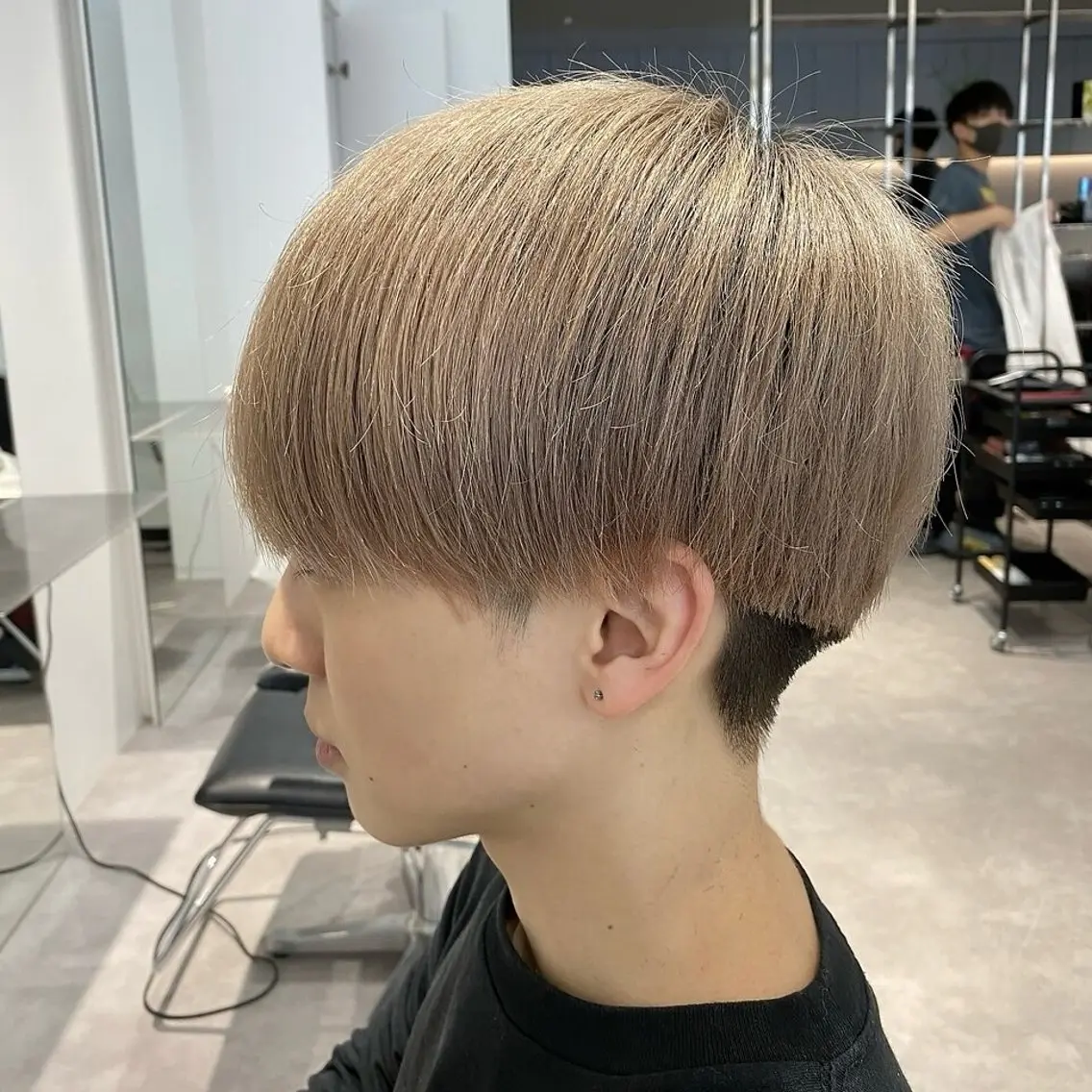 ショート カラー メンズ カット ヘアカラー ヘアセット 柏メンズ特化 THE3rdHAIRのヘアスタイル